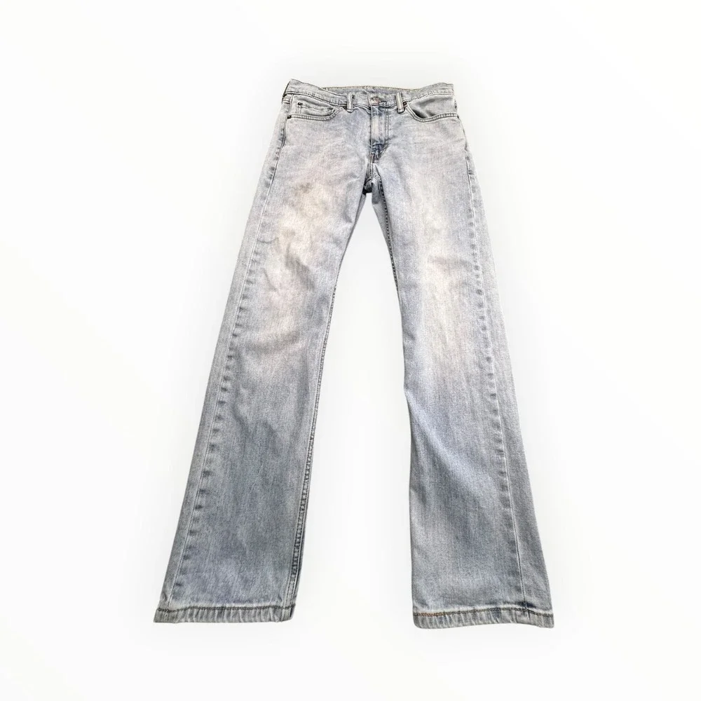 Levi's Jeans Mens 31x30 Light Wash 514 Straight Leg Denim Classic Casual